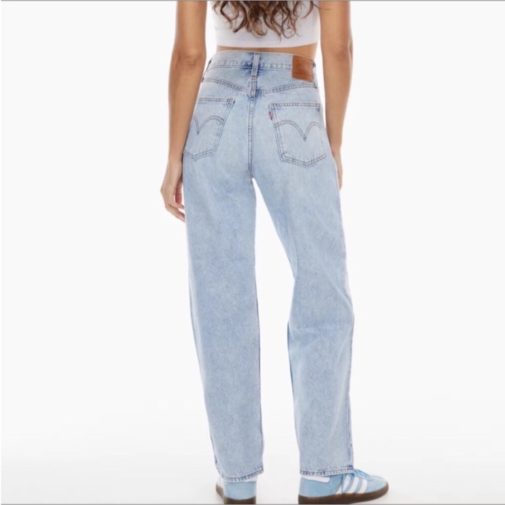 Levi‘s Premium Baggy Dad Jeans Light Wash Blue